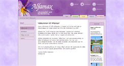 Desktop Screenshot of alfamax.se