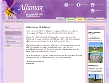 Tablet Screenshot of alfamax.se